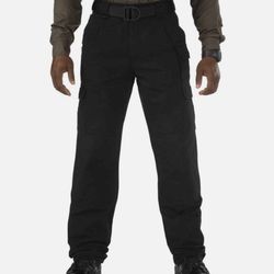  black 5.11 Tactical cotton canvas cargo pants