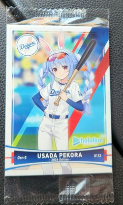 Dodger Promotion Hololive 3 Card Set