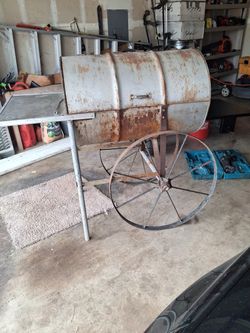 Large Heavy-Duty BBQ Smoker/Grill – Vintage