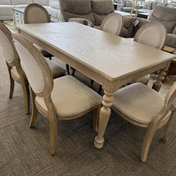7PCS DINING TABLE 