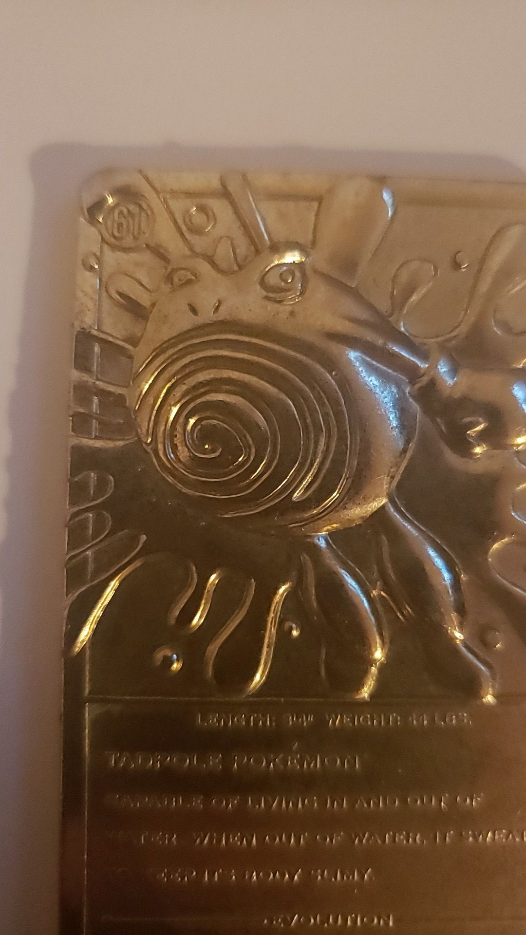 Gold PoliWhirl Card