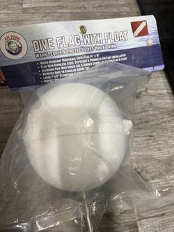 Brand new dive flag with float