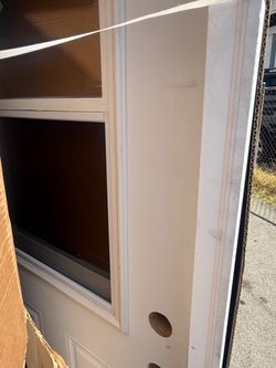 36 in. x 80 in. Classic Left-Hand Inswing 1/2-Lite Clear Vented Primed Steel Prehung Front Door on 4-9/16 in.