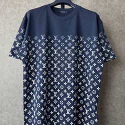 Louis Vuitton Blue T-shirt New 