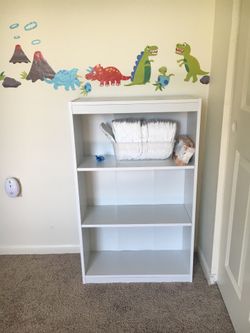 3 Shelf Bookcase - White