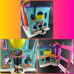 LPS Littlest Pet Shop Playset + 3 Pets 