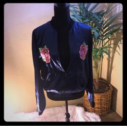 Blue X/L Floral jacket