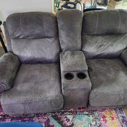 2 Micro Suede Couches