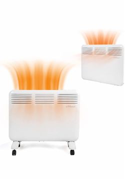 Super Efficient Heater for Indoor Use, 1000W Freestanding Portable Quiet Heaters with Adjustable LED Digital Control, Overheating Protection 112 $30