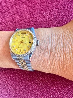 Le Baron day / date ladies’s watch 34mm.