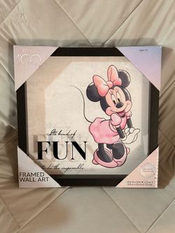 New Disney 100 Minnie Mouse Frames Wall Art