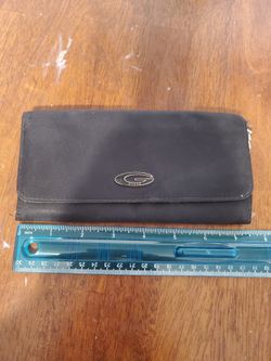 Guess Black Wallet With Leopard Inside