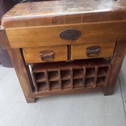 Antique Butcher Table