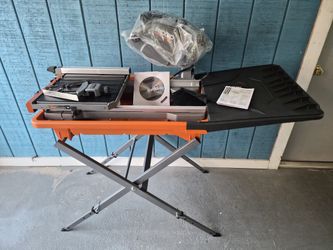 Ridgid R4041S 8-in Wet Tile Saw with Folding Stand -BRAND NEW