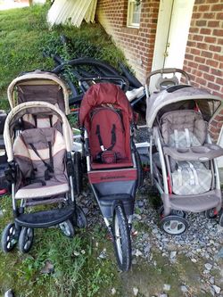 Strollers. Double 100. Jogging 75. Large SOLD. Small 25