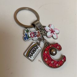 HAWAIIAN METAL 5 Charms Key Chain