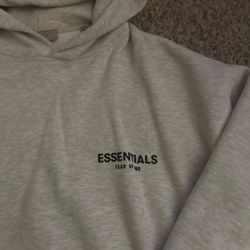essentials hoodie , grey size M