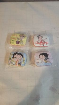 Set Of 4 Betty Boop Collectible Tin Boxes The Tin Box Company