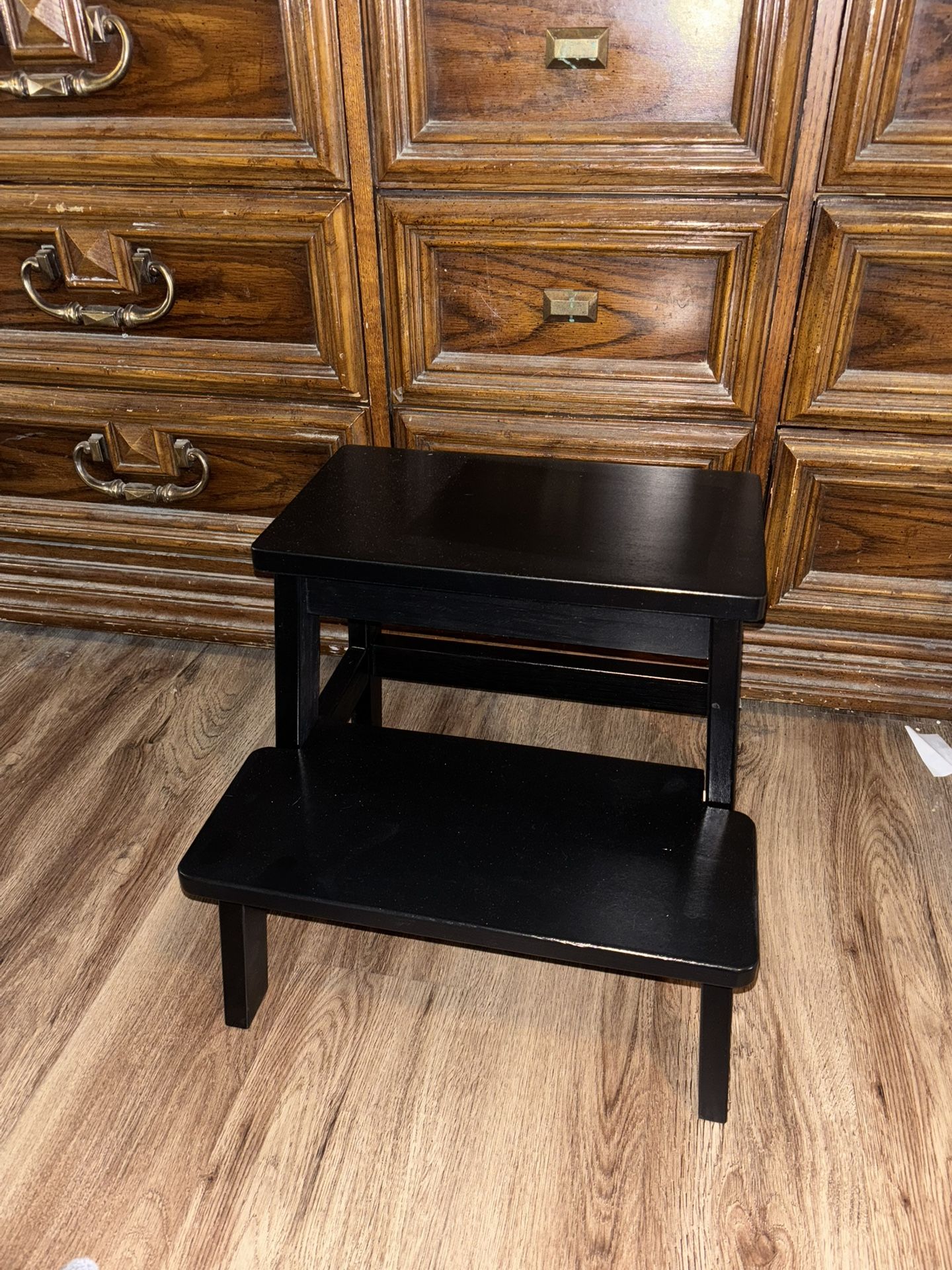 Adult & Child Wooden Two Step Stool