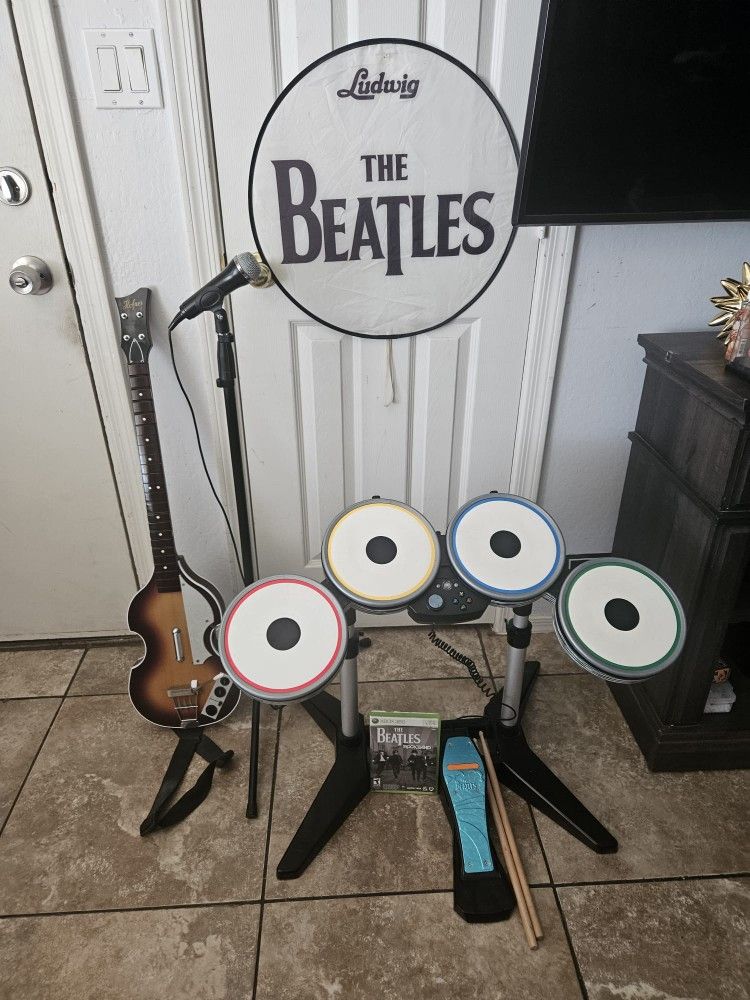 The Beatles: Rock Band - Limited Edition (Xbox 360 Complete Set, Drums Guitar