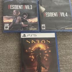 Ps5 Games - Saros, Resident Evil