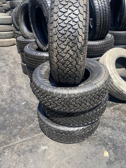 SET BF GOODRICH SEMI NEW 265/70/16 $300 PRICE INCLUDE PROFESSIONAL INSTALLATION AND TAX