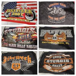 Vintage Motorcycle Week & Rally Flags 