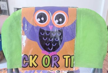 Halloween “Trick or Treat” Owl Chair Covers