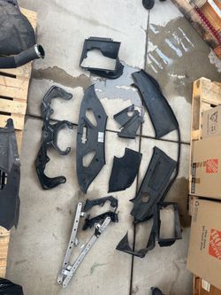 2020 Porsche Panamera 4S 971 OEM Engine Bay Covers Air Guides Brackets Complete Lot