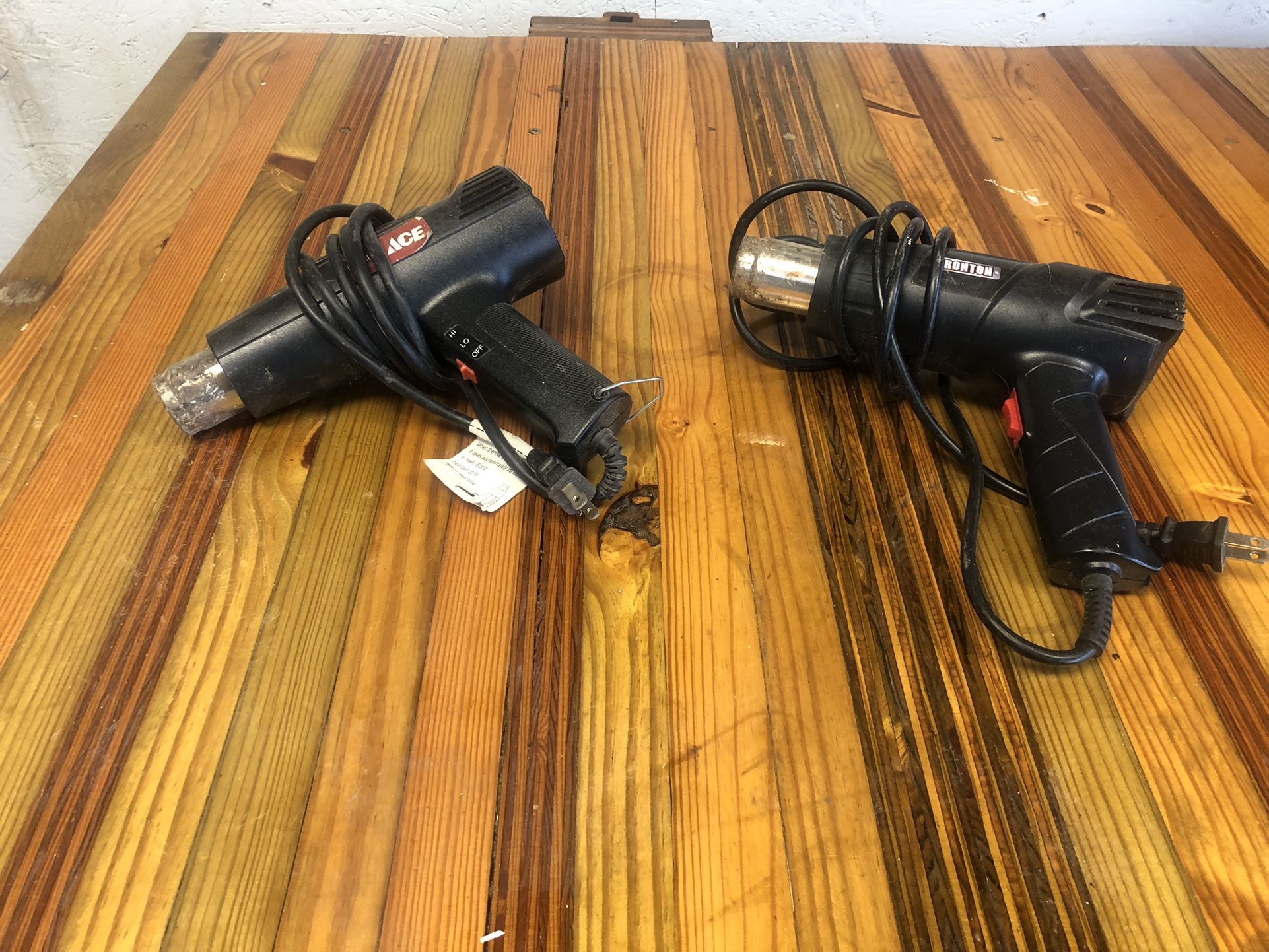 Heat Guns, two speed