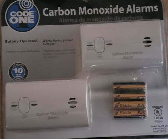 Brand New Code One Carbon Monoxide Alarms