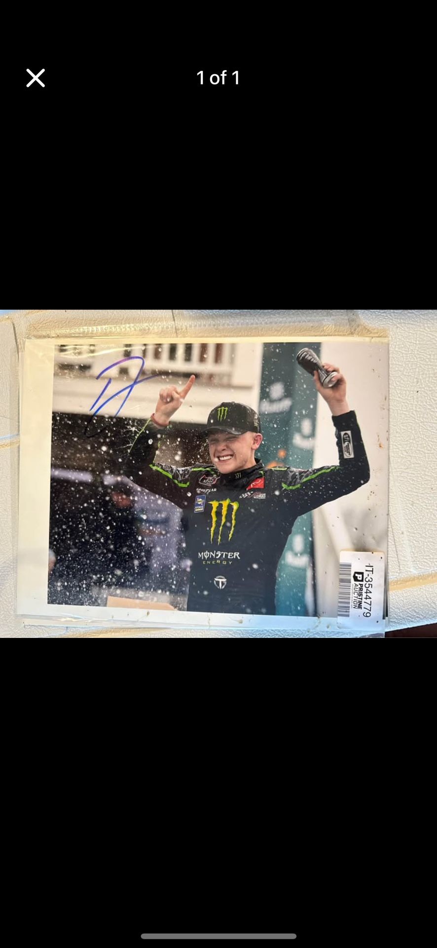Ty Gibbs Signed Photo NASCAR