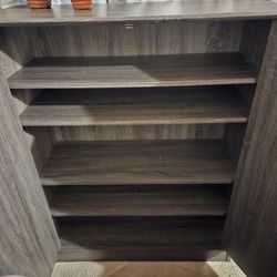 Shoe Cabinet, Gray Color, 4 Shelves, Like New****