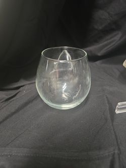 Stemless wine glass