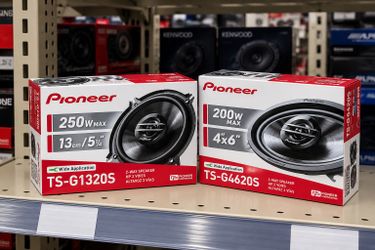 Pioneer G Series 2-Sets Car Speakers 5.25" & 4x6" 2-Way Coaxial Speaker System 450 Watt Package Ts-G1320S TS-G4620S