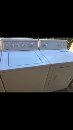 Kenmore washer and gas dryer both work great