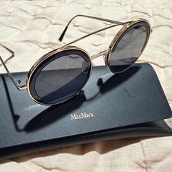 MaxMara Eileen Blue Sunglasses 