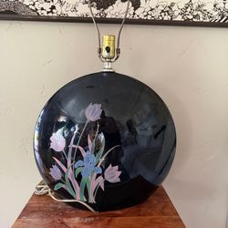 Vintage 80’s Black Lamp