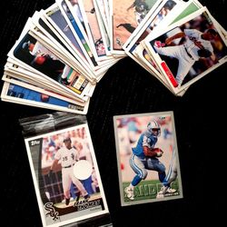 Upper Deck Baseball Cards Lot Of 45-50 One Sealed Topps