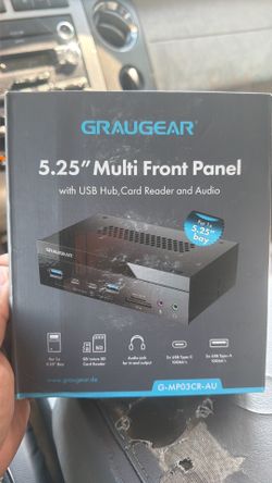 5.25” Multi Front Panel with USB Hub, Card Reader and Audio