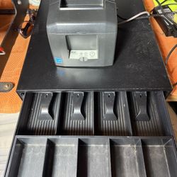 Star TSP650 II Thermal Receipt Printer And Cash Drawer