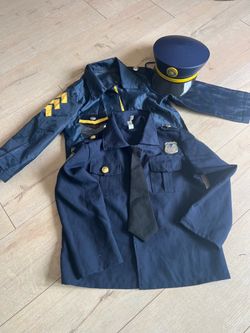 Kids Police Officer Shirt+Jacket