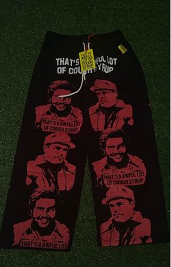 Awful Lot Of Cough Syrup Men's Graphic Print Cotton Sweatpants
