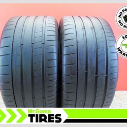 2 MICHELIN PILOT SUPER SPORT X XL 285/30R20  USED TIRES 6.8/32 TREAD 99Y * INSTALLATION  INCLUDED *
