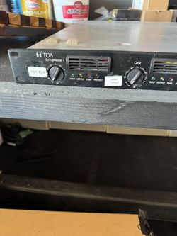 TOA Electronics Four Channel Digital Power Amplifier, 250W per Channel at 70V