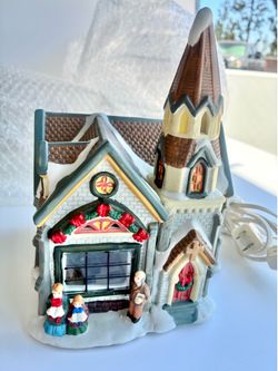 Victorian Village Collectibles lighted church