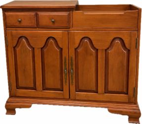 Vintage solid maple dry sink