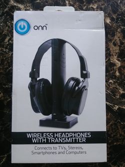 Wireless Headset with FM Transmitter