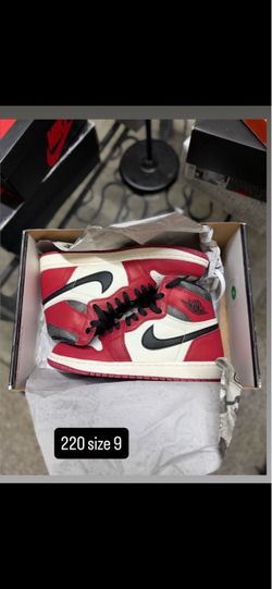 Jordan 1 lost and found size 9