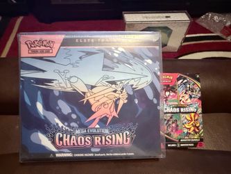 SEALED CHAOS RISING/ETB AND BOOSTER BUNDLE